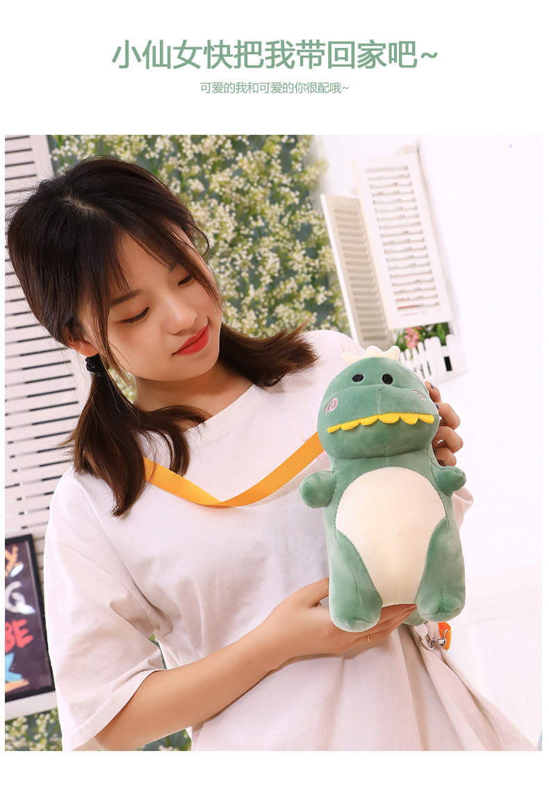 Tas Selempang Dino Sling bag Dinosaurus Lucu Warna Green