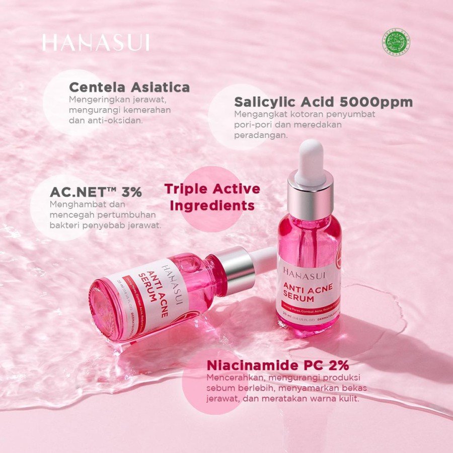 Hanasui Serum Wajah Anti Acne - PINK