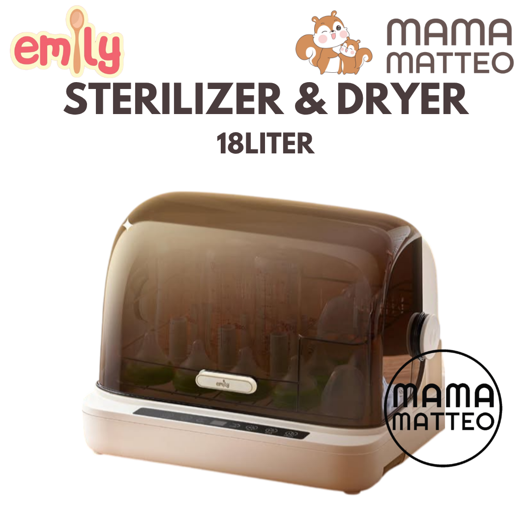 EMILY UV Sterillizer & Dryer 18L 210W / Alat Steril Pengering Botol Susu Dot Peralatan Bayi
