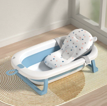 Bak Mandi Bayi- Bahan Aman Lipat Mudah untuk Rumah & Perjalanan