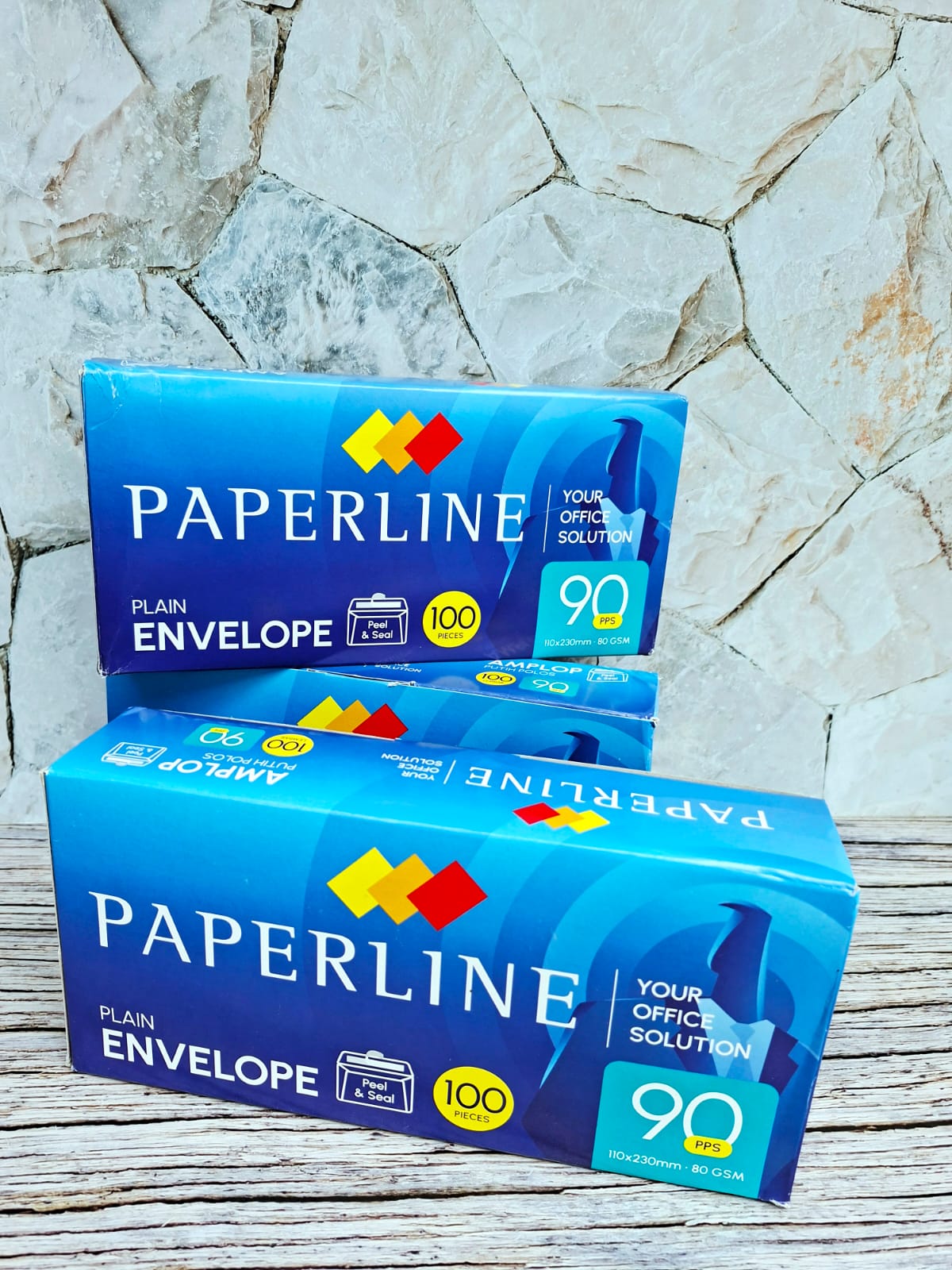 Amplop putih Paperline 90PPS Polos tebal 80gsm 1pak