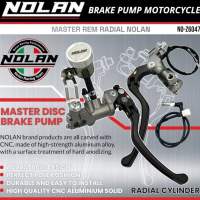 NOLAN Master Rem Radial Set Kiri Kanan Tersedia Warna Black Dan Gray Bahan Aluminium Alloy universal segala jenis motor vario mio beat nmax lexi aerox adv jupiter vega satria fu ninja pcx xmax m3 xeon genio spacy scoopy fazzio