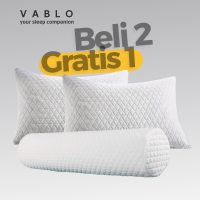 PROMO bantal Vablo memory foam Buy 2 Get 1  - Wool Knitting - beli bantal 2 gratis 1 guling hotel - memory foam shreded - pillow bed - GARANSI 24BLN - ANTI KEMPES