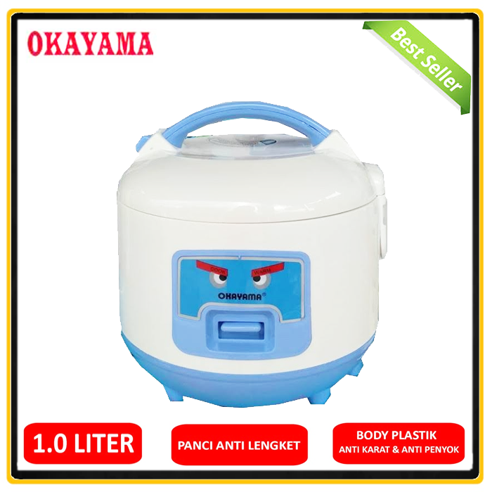 Rice Cooker Magic com Okayama OK105 1L Mejikom murah