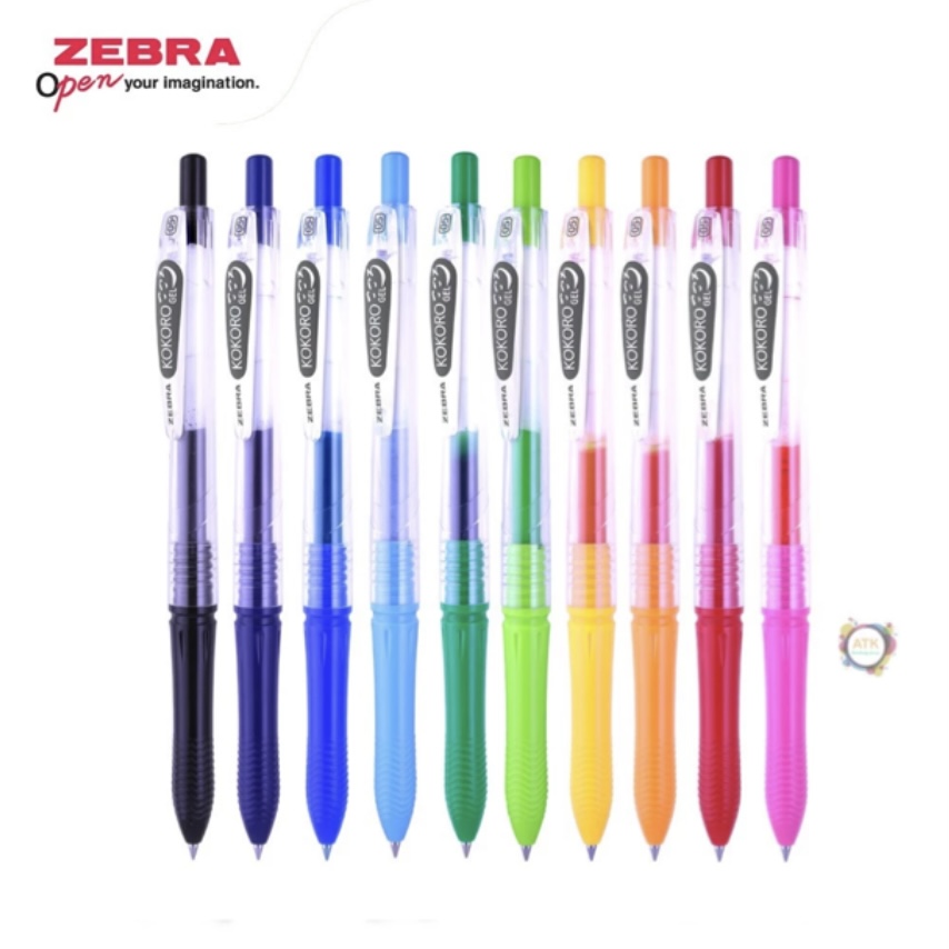Pulpen Kokoro Gel 0.5 mm Ready Semua Warna- Satuan