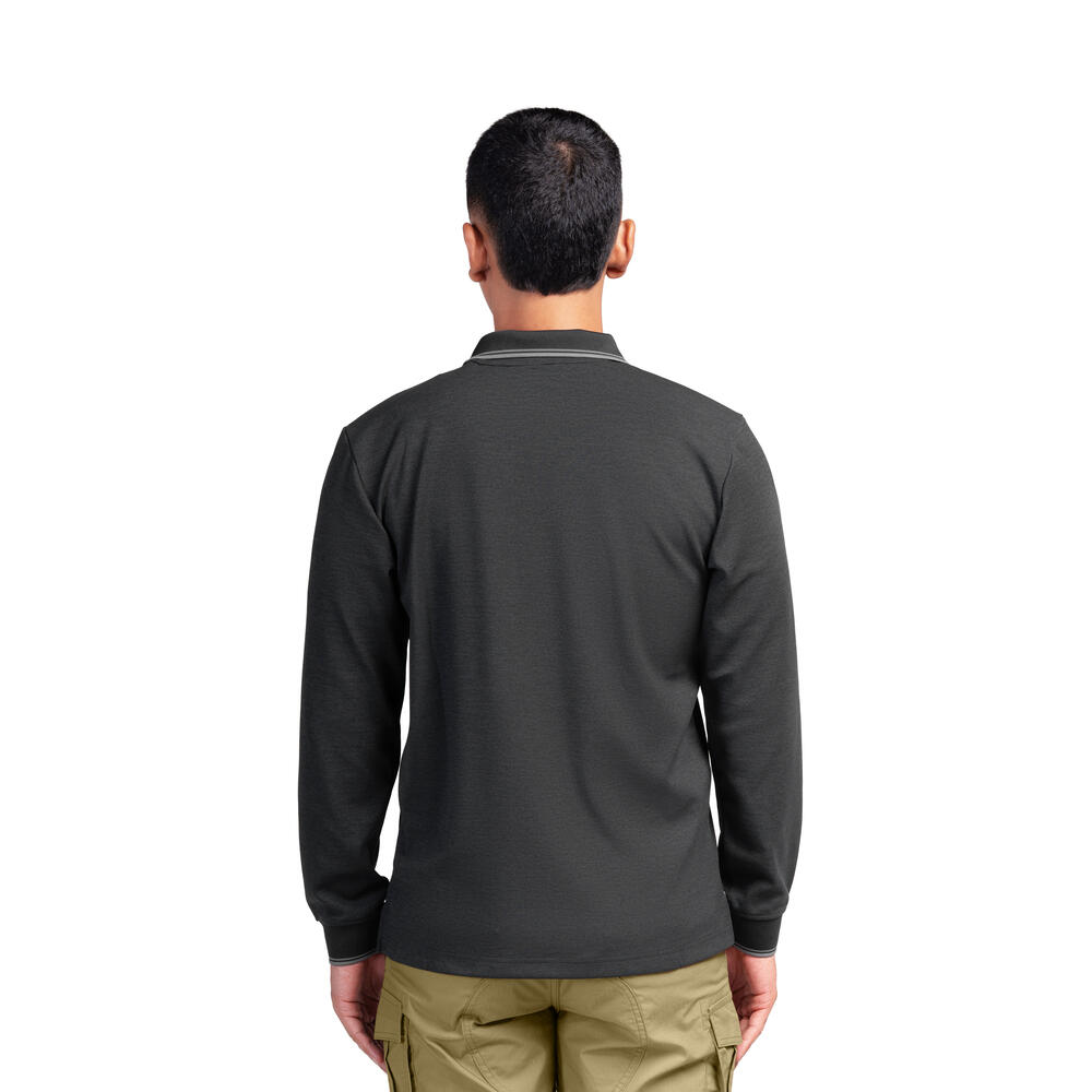 910011022 LINED LS POLO SHIRT