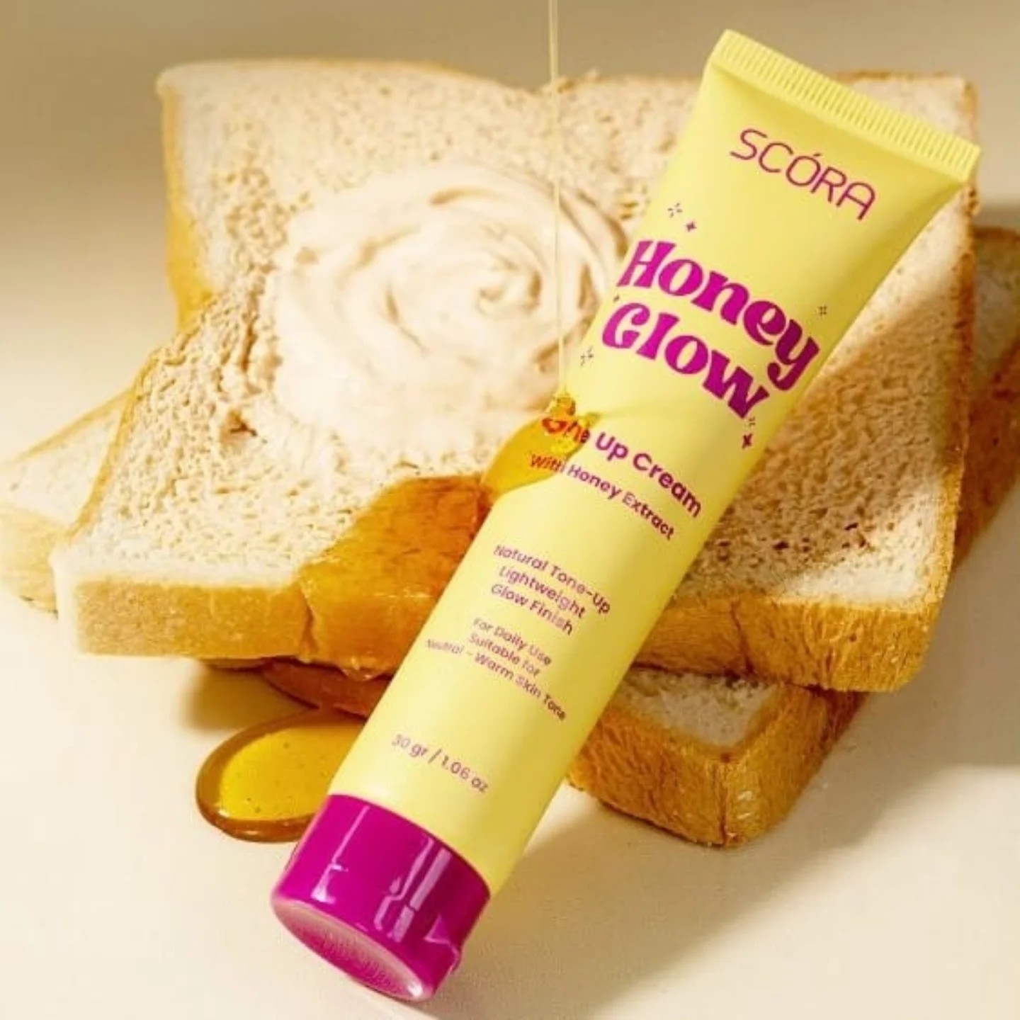 Scora Honey Glow Tone Up Cream 30gr Original BPOM  – Cream Wajah Brightening Moisturizer Glowing ...