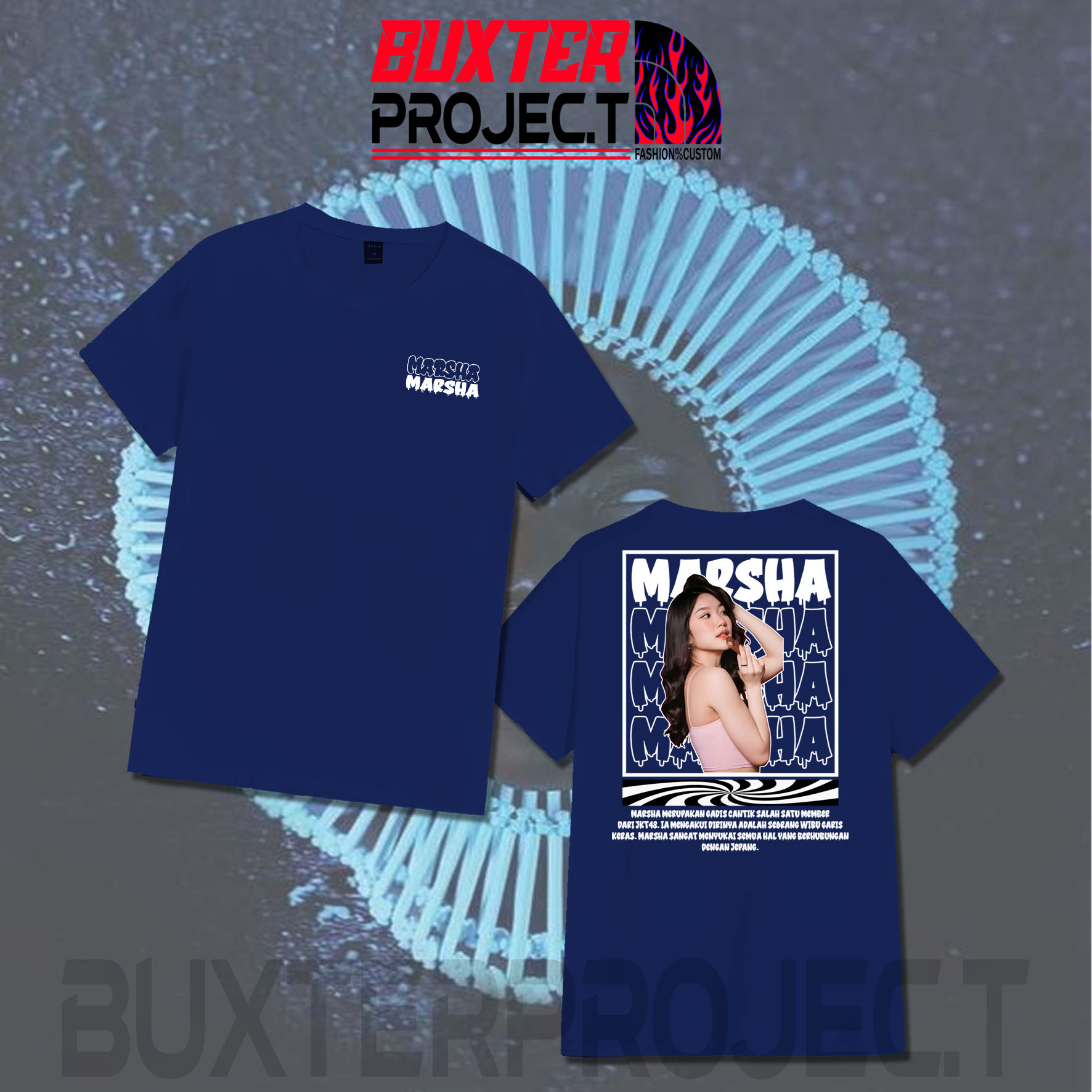 BUXTERPROJECT MARSHA JKT48 Kaos MARSHA JKT48 Baju Member  