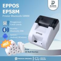 Eppos EP58M RPP02N Printer Thermal Bluetooth 58mm USB RJ11 Support Mokapos