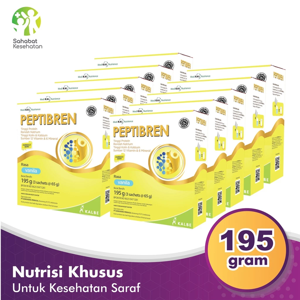 Bundle 10 Box Peptibren - Nutrisi Kesehatan Saraf