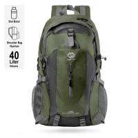 TAS CARRIER BORNEO 40L TAS GUNUNG HIKING CAMPING BACKPACK OUTDOOR