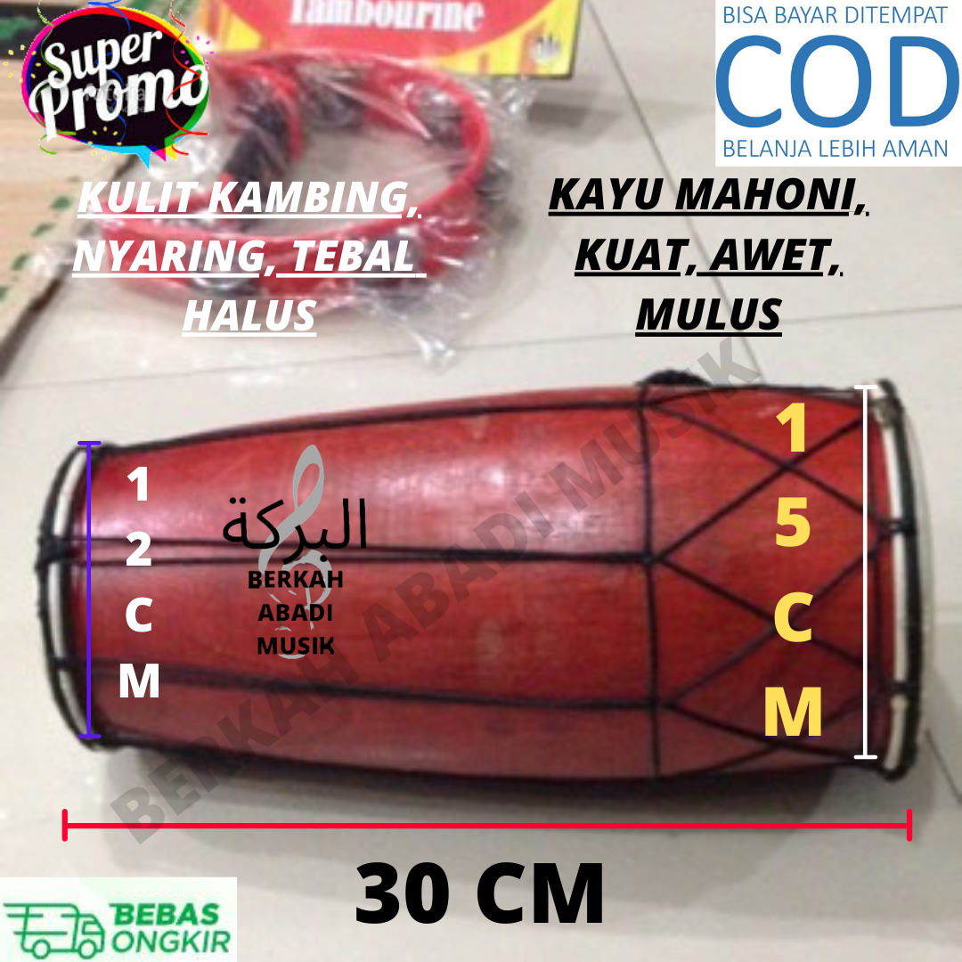 Gendang rampak anak 30cm bisa COD bayar ditempat Gendang anak Kendang murah Kendang kulit 30 cm gendang mainan anak anak