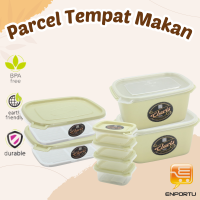 Claris Parcel Tempat Makan Set/Paket Kotak Makan set Mix Color