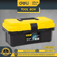 Deli Tool box / Kotak Perkakas Plastik 12″ Kuat 2 Tingkat EDL432612