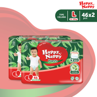 Happy Nappy Smart Pants L46 x2 (11-15kg) isi 92 pcs
