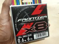 Senar Pancing 100M PE YGK Frontier X8 multicolor 20lb. 25lb. 35lb