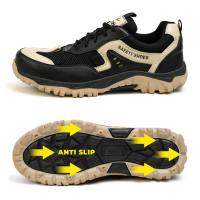 HIPZO Sepatu Safety Sporty M069 100% Original Untuk Pria Kerja Pabrik Proyek Tambang