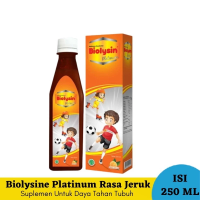 Biolysin Platinum SIrup 250 ml - Multivitamin Daya Tahan Tubuh & Vitamin Otak Anak