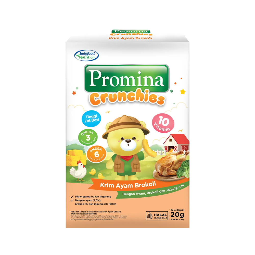 Promina Crunchies Krim Ayam Brokoli 20gr