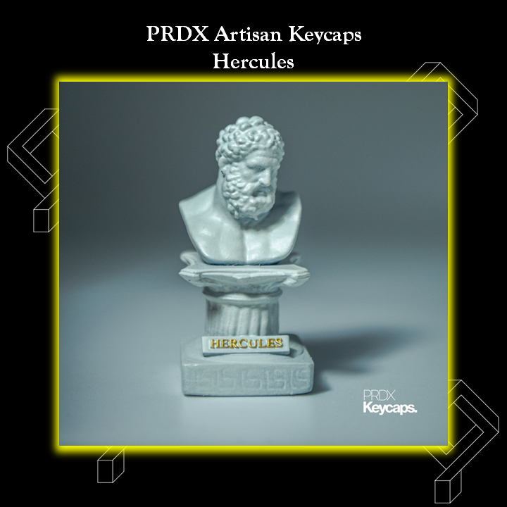 Hercules - PRDX Artisan Keycaps Marble Collection Mechanical Keyboard
