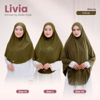 Arafa Hijab - Khimar Livia | Jilbab Langsungan Instan Terbaru Kekinian & Syari Non Pet | Jersey ITY Premium Viral