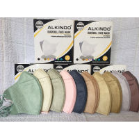 MASKER DUCKBILL ALKINDO 4Ply GARIS EMBOS 1 BOX ISI 50PCS