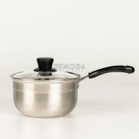 Calypso Panci Susu Panci Rebus Mie 18-20cm Stainless Steel + Tutup