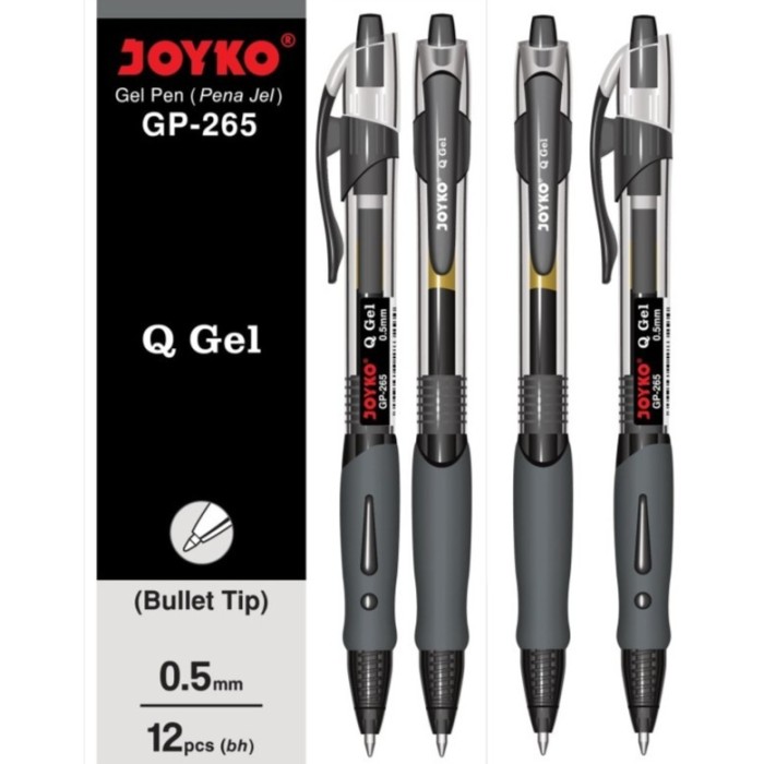 12 PCS JOYKO PULPEN GEL PEN GP 265 05mm BALLPOINT BOLPEN