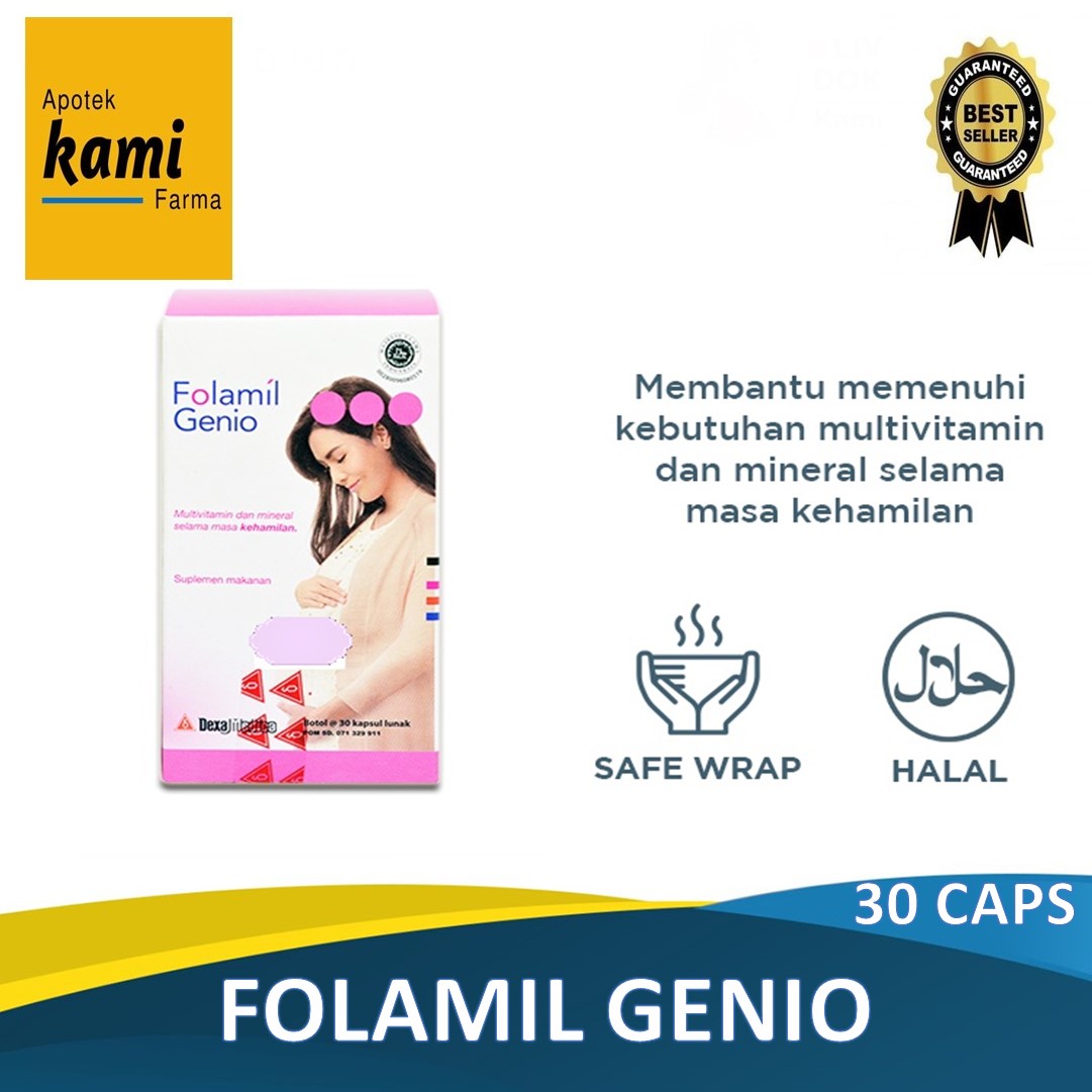 Folamil Genio - Multivitamin dan Mineral Khusus Ibu Hamil