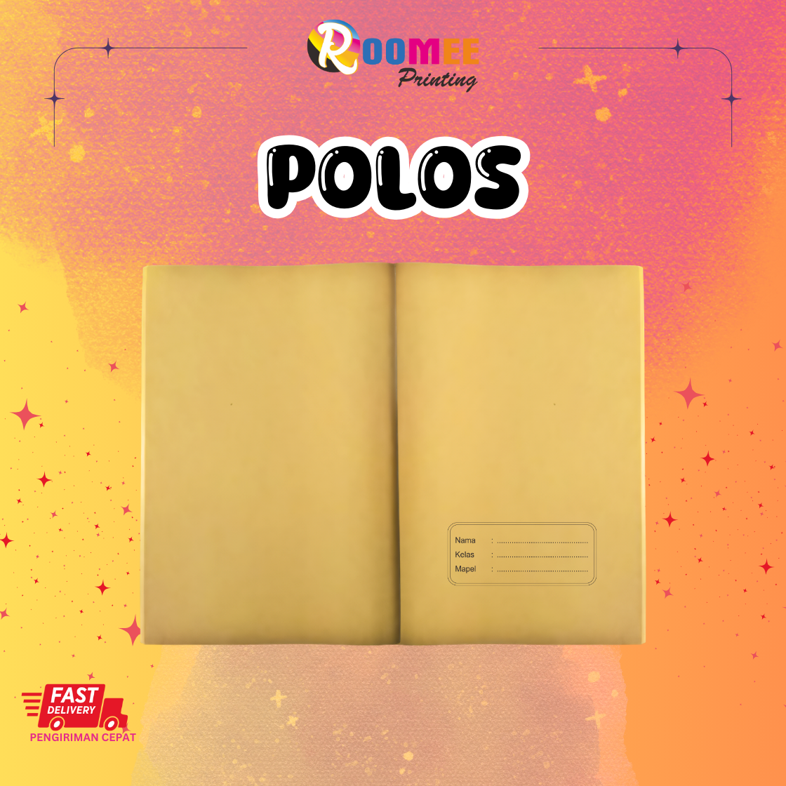 (ISI 10 LEMBAR) SAMPUL BUKU COKLAT SAMSON POLOS KWARTO (SIDU) & BOXI (CAMPUS) / SAMPUL BUKU SIMPEL