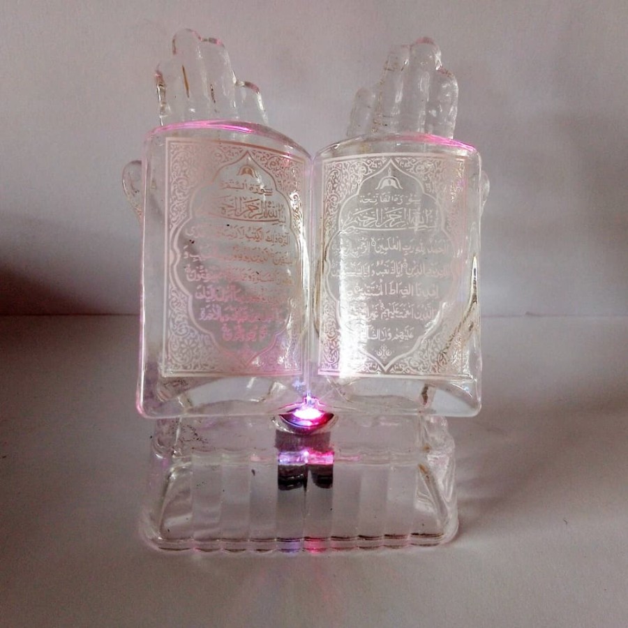 Miniatur Kristal Kaligrafi Pembuka Al Quran