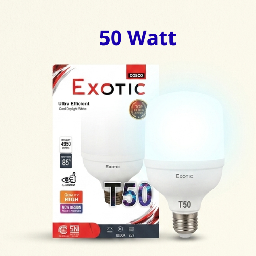 Lampu Bohlam Led 40Watt 50Watt COSCO EXOTIC T40 T50