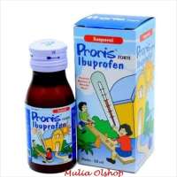 Suspensi Proris Ibuprofen Rasa Strawberry 50 ml