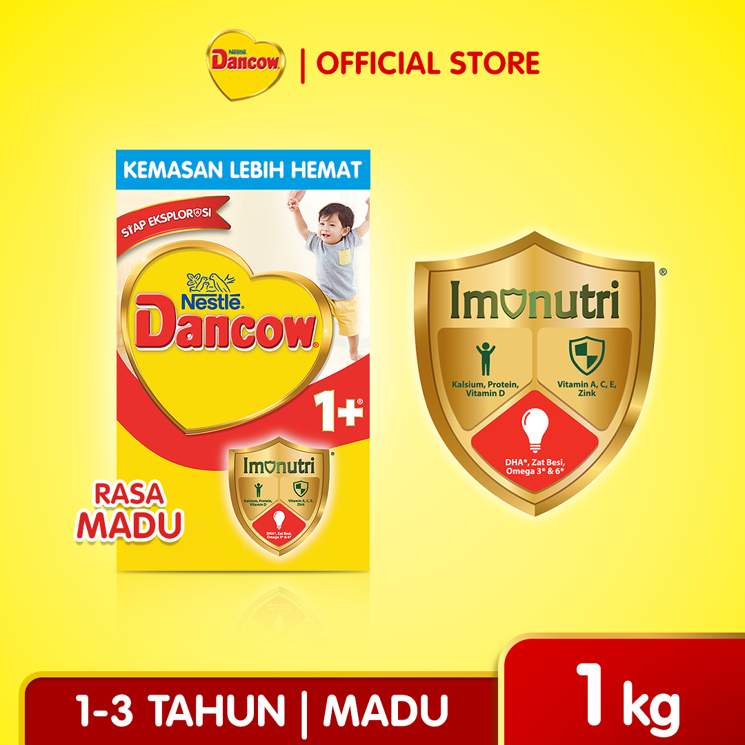 Nestlé Dancow 1+ Rasa Madu Susu Pertumbuhan Anak 1-3 Tahun 1kg