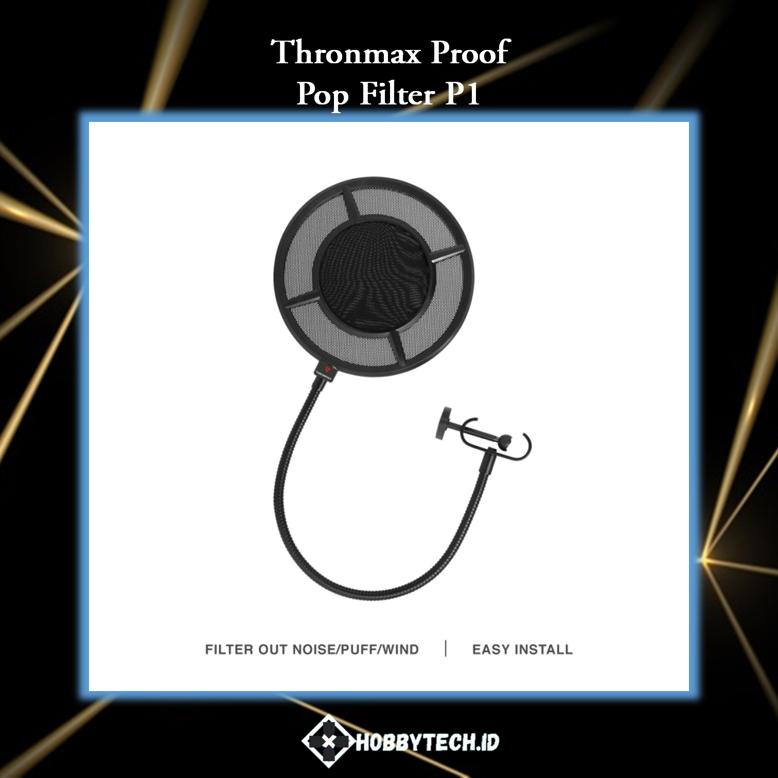 Thronmax Proof Pop Filter P1 Microphone Double Layer - THX-PS1