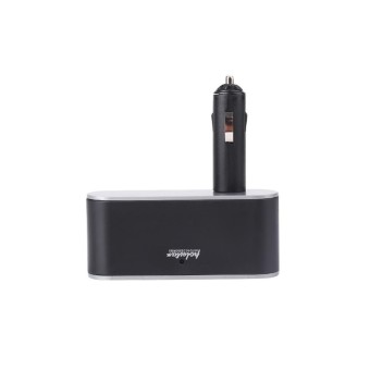 Cenita 12 V/24 V 1 Tarik 3 USB Mobil Pengisi Daya Adaptor Rokok Lebih