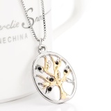 Fashion Hollow Tree Of Life Pendant Necklaces Women Electroplated Jewelry - Intl September 2018 - 3 Fashion Hollow Tree of Life Pendant Necklaces Women Electroplated Jewelry - intl - 3