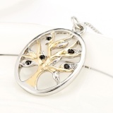 Fashion Hollow Tree Of Life Pendant Necklaces Women Electroplated Jewelry - Intl September 2018 - 4 Fashion Hollow Tree of Life Pendant Necklaces Women Electroplated Jewelry - intl - 4