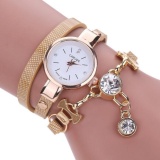 Fashion Wanita Ladies Faux Kulit Berlian Imitasi Gaun Jam Tangan Kuarsa Analog Jam Tangan Khaki-Intl Januari 2019 - 2 Fashion Wanita Ladies Faux Kulit Berlian Imitasi Gaun Jam Tangan Kuarsa Analog Jam Tangan Khaki-Intl - 2