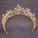 Golden Crown Baroque Hair Accessories Wedding Tiara Bridal Crown Hair Accessories Bridal Accessories Wedding Hair Jewelr - Intl Agustus 2018 - 5 Golden Crown Baroque Hair Accessories Wedding Tiara Bridal Crown Hair Accessories Bridal Accessories Wedding Hair Jewelr - intl - 5