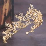 Golden Crown Baroque Hair Accessories Wedding Tiara Bridal Crown Hair Accessories Bridal Accessories Wedding Hair Jewelr - Intl Agustus 2018 - 4 Golden Crown Baroque Hair Accessories Wedding Tiara Bridal Crown Hair Accessories Bridal Accessories Wedding Hair Jewelr - intl - 4