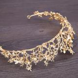 Golden Crown Baroque Hair Accessories Wedding Tiara Bridal Crown Hair Accessories Bridal Accessories Wedding Hair Jewelr - Intl Agustus 2018 - 3 Golden Crown Baroque Hair Accessories Wedding Tiara Bridal Crown Hair Accessories Bridal Accessories Wedding Hair Jewelr - intl - 3