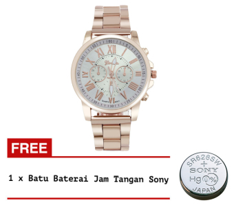 Skmei Jam Tangan Pria Dan Wanita Strap Stainless Steel Putih Hijau Source Geneva .