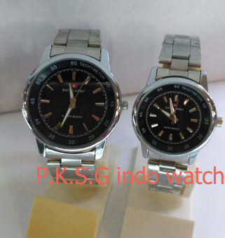 Jual Swiss Army Couple Stainless Steel Black Sa Rz 54321