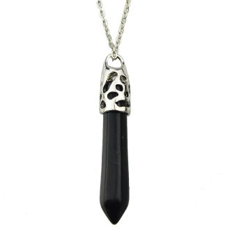 Cari Harga Agent X Mens Pendant Necklaces Stylish Moon Skull Source · New Arrival Ethnic Jewelry Long Silver Chain With Colorful Natural Stone Geometric ...