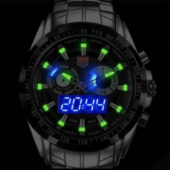 Mewah Pria Jam Tangan Atas Merek TVG Men Militer Tahan Air Watch Sport Luminous Jam Tangan