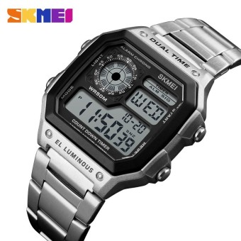 SKMEI Laki-laki Digital Jam Tangan Olahraga Terbaik Merek Elektronik Arloji Pria Anti-Air