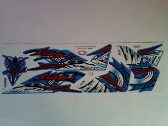 Stiker Motor Vario techno 110 Variasi 1