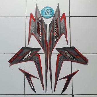 Harga Murah Stiker Striping Motor Honda Vario Techno 110 2010 Hitam