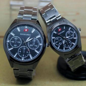 Swiss Army - Jam Tangan Couple - Stainles Stell- SA 4322 A